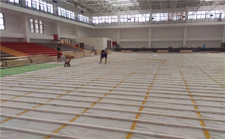 上海專業運動木地板施工方案