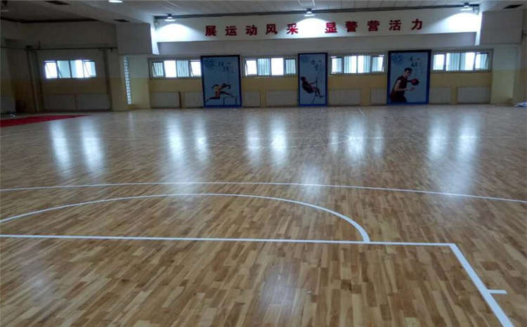 比賽場館籃球場地板維修